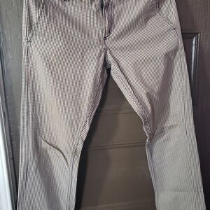 Levi's Blue and Brown Striped Skinny Trousers